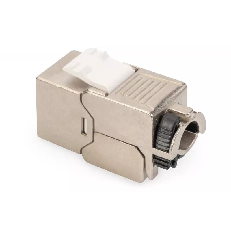 Digitus CAT 6A Keystone module, shielded with intelligent cable manager