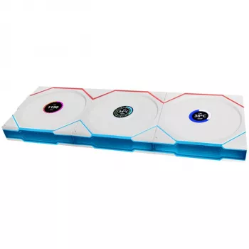 120mm ARGB PWM Wireless LCD Case Fan Lian Li UNI FAN TL with LCD display
