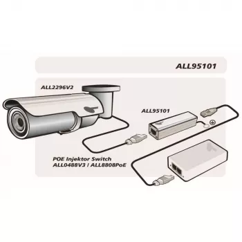 Surge Protector ALLNET ALL95101 Silver