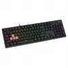 Gaming keyboard SAVIO STYX BROWN — mechanical Outemu Brown, QZERTY US International, RGB, USB, full-size 104 keys, black