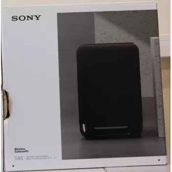 Subwoofer Sony SA-SW5 300W Wireless, 2 Ω, Portable, Black — for HT-A9 / A7000 (damaged packaging)