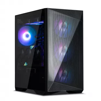 Zalman Z9 Iceberg MS Black ATX Mid Tower PC Case Included 4x 140 mm ARGB fan - Midi/Mini Tower - ATX