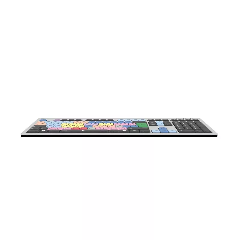Logickeyboard LKB-MCOM4-AJPU-FR Keyboard USB AZERTY French Silver (LKB-MCOM4-AJPU-FR)