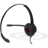 Mono USB Headset Plusonic 10.1P — single-ear USB headset compatible with Teams and Skype