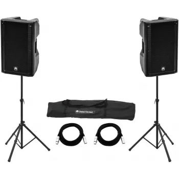 Powered Speaker Set Omnitronic XKB-215A — 2×15 inch drivers, 2000W peak