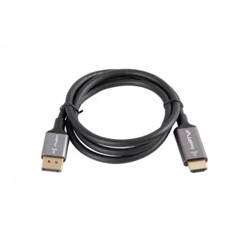 Displayport(M)-HDMI(M) cable 1M 4K black and silver