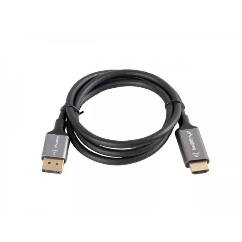 Displayport(M)-HDMI(M) cable 1M 4K black and silver