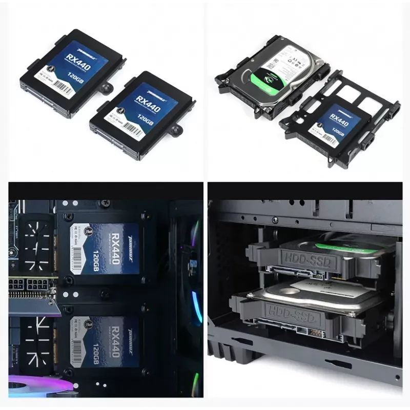 Gembird Fornax K500 ATX computer case, Midi Tower, Black
