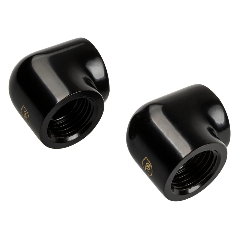 Adapter 90° G1/4 inch female to G1/4 inch female, BitsPower Touchaqua TA-90DIA-GB