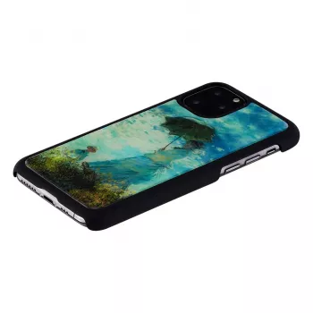 Protective smartphone case iKins for iPhone 11 Pro, black, slim fit