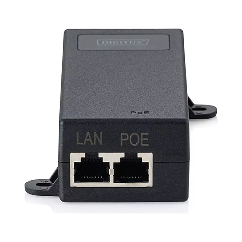 PoE++ Injector DIGITUS DN-95104-1 — Gigabit Ethernet 802.3bt, 60W, 55V, 100m, black