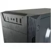 LC Power Classic 7040B - MDT - ATX - no power supply - Black, brushed aluminium / Black - USB/Audio