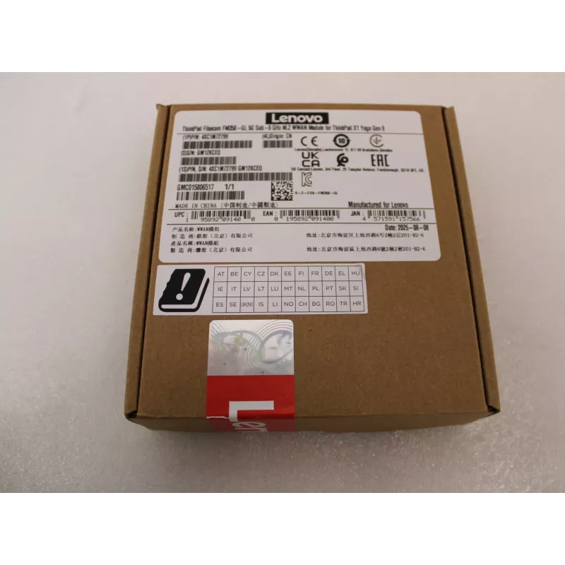 SALE OUT. | Lenovo 5G Sub-6 GHz M.2 WWAN Module | ThinkPad Fibocom FM350-GL | USED