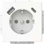 Busch-Jaeger SCHUKO Socket Outlet USB-A+C 20 EUCB2USBAC-884 (2CKA002011A6310)