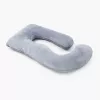 Momcozy PP101 U-shaped pregnancy pillow, dark grey velvet
