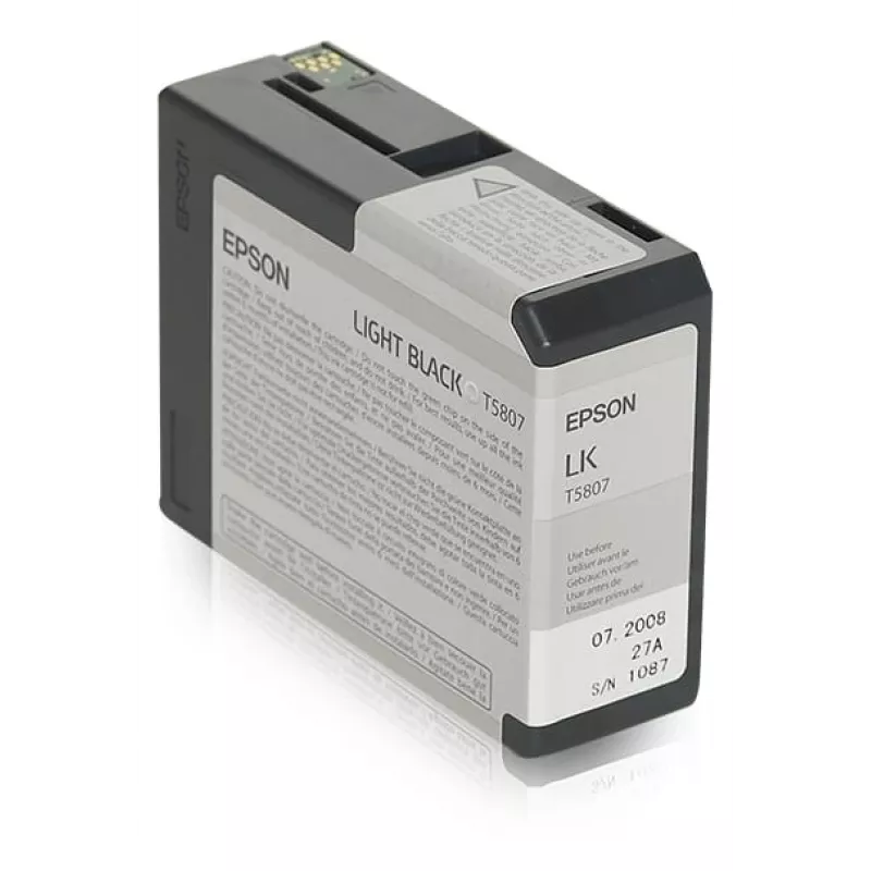 Epson Singlepack Light Black T580700, Light black, Pigment-based ink, 80 ml, 1 pc(s)