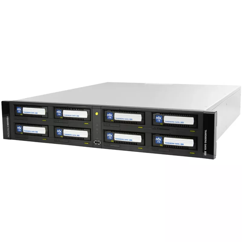 Tandberg RDX QuikStation 8 RM 8-bay 2x 10Gb Ethernet 2U NEW
