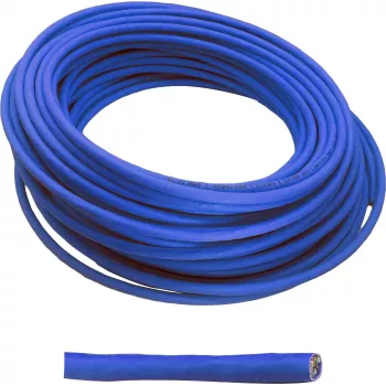 Network cable helos Bulkkabel 305m S/FTP Cat8 halogen-free blue
