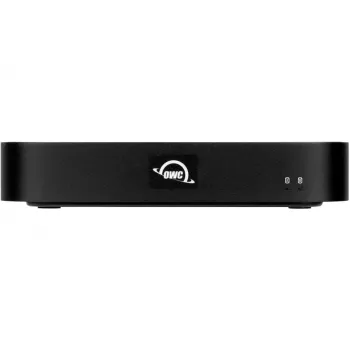 miniStack STX, Thunderbolt 4 (schwarz, Stapelbares Storage-Gehäuse mit Thunderbolt Hub Xpansion)