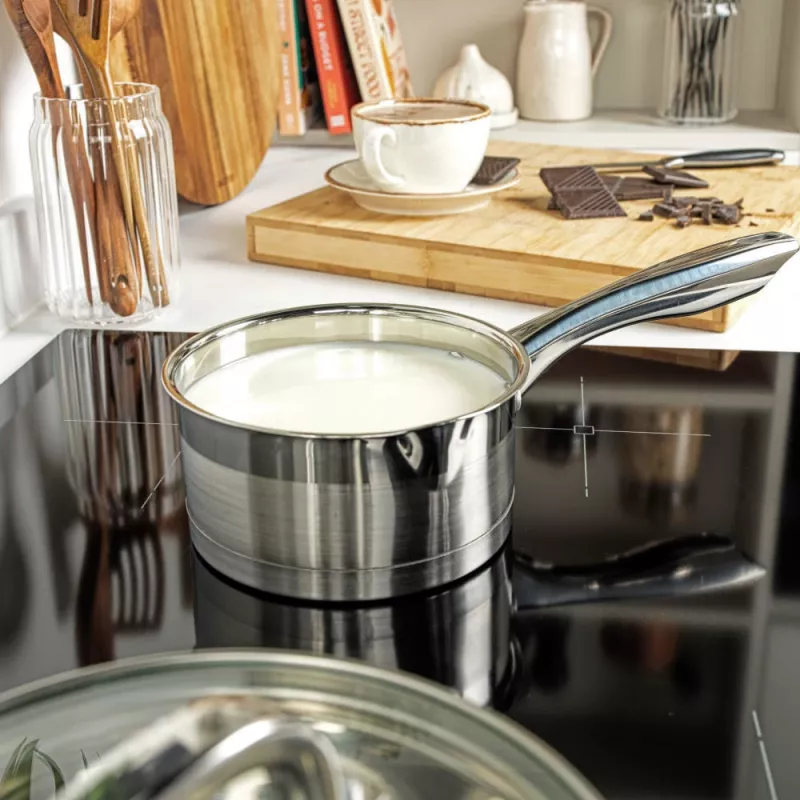 Cookware set Salter BW06746EU7 — Stainless steel 5-piece set with lids