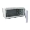 Wall-mounted rack cabinet ALLNET ALL-SMC6604GRAU 4U, grey, 50 kg capacity, key lock