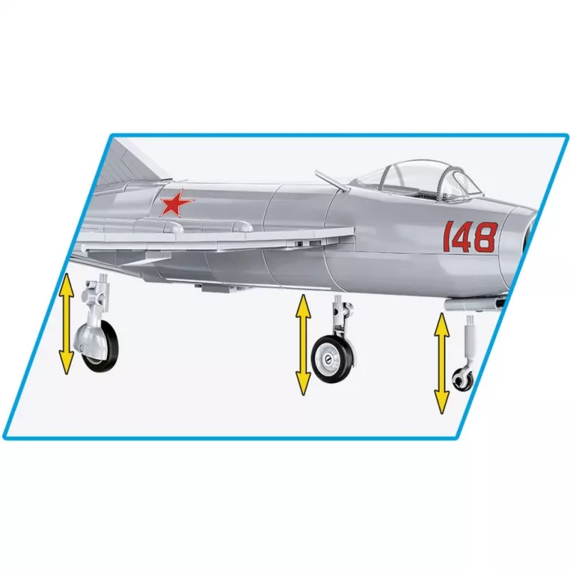 COBI Historical Collection Korean War MIG-15 NATO Code Fagot Soviet Jet