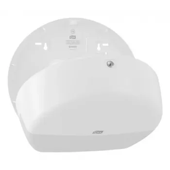 Paper towel dispenser Tork Mini Jumbo Roll 132×345×275 mm, white, MPN 555000