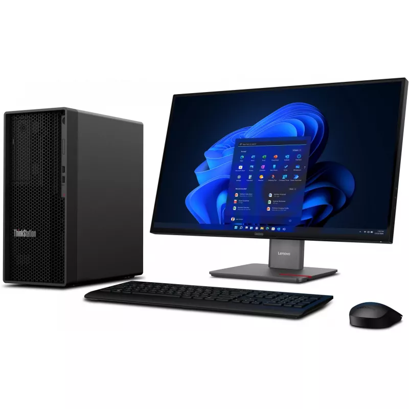 Lenovo ThinkStation P2 Tower Gen 2 Intel Core Ultra 7 265 32 GB DDR5-SDRAM 512 GB SSD Windows 11 Pro Workstation Black