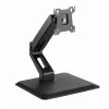 Full-motion touchscreen desk stand GEMBIRD MS-D1ST-01 for 17–32 inch displays, black, VESA 75x75–100x100, max load 10 kg