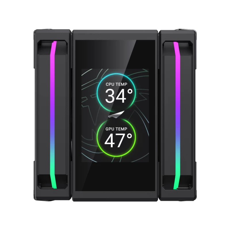 Gamemax | CPU Air cooler | SIGMA 620 LCD | Black