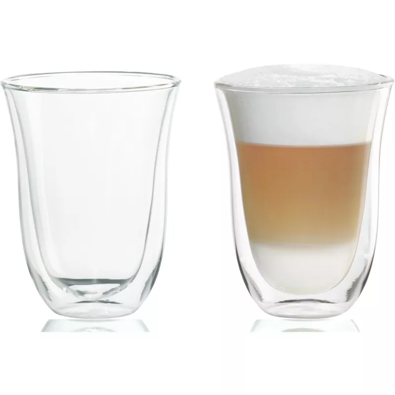 Coffee glass DeLonghi De’Longhi 5513214611 transparent glass 2 pcs 220 ml 117 mm