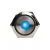 Push button switch DimasTech PD211 22 mm Silverline Dot RGB — vandal-resistant panel control