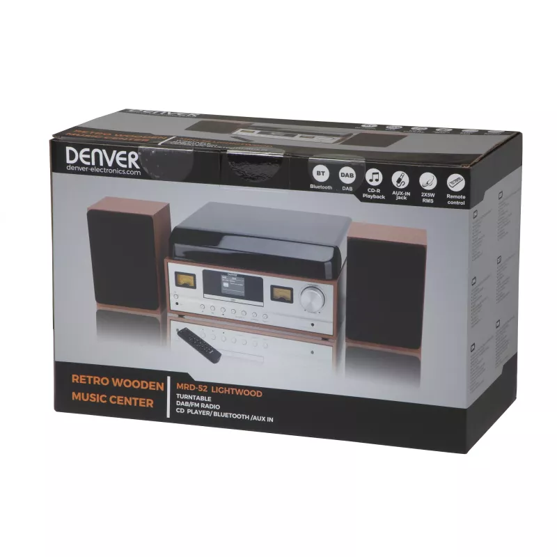 Turntable Denver MRD-52LIGHTWOOD