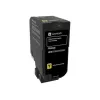 Toner cartridge Lexmark 74C20Y0 1000 pages Yellow