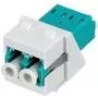 Keystone Module Rutenbeck KMK-LC-D OM3 aqua — LC duplex fiber insert, OM3 multimode
