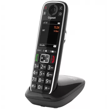 Gigaset E720 Analog/DECT telephone Caller ID Black