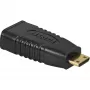 Wentronic Goobay HDMI™-Adapter, HDMI Standard-Socket (Type A), Black - HDMI™ A-Socket>HDMI™ C(Mini)-Plug (68841)
