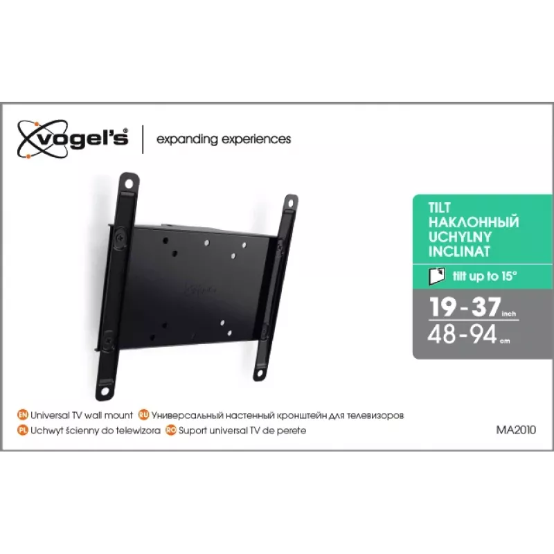 Wall mount Vogel's MA2010-A1 Tilt for 26–40 inch TVs, max weight 30 kg, black