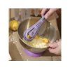 Mixing Bowl and Whisk Set ViceVersa Kogel Mogel Violet – countertop bowl with matching whisk, model 16242