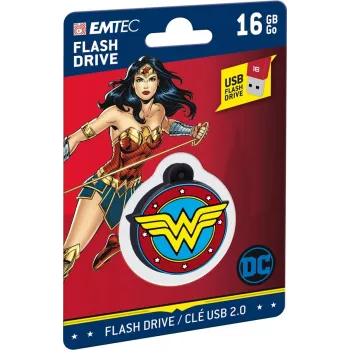 USB flash drive EMTEC Wonder Woman Collector 16 GB USB Type-A 2.0 Multicolour
