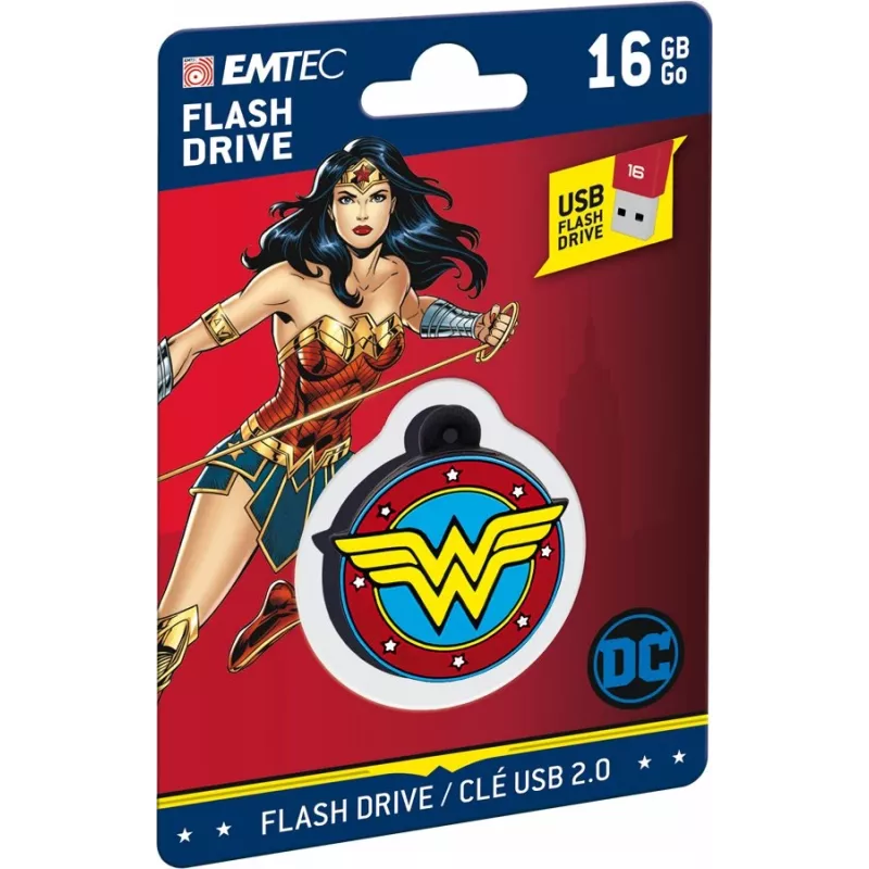 USB flash drive EMTEC Wonder Woman Collector 16 GB USB Type-A 2.0 Multicolour