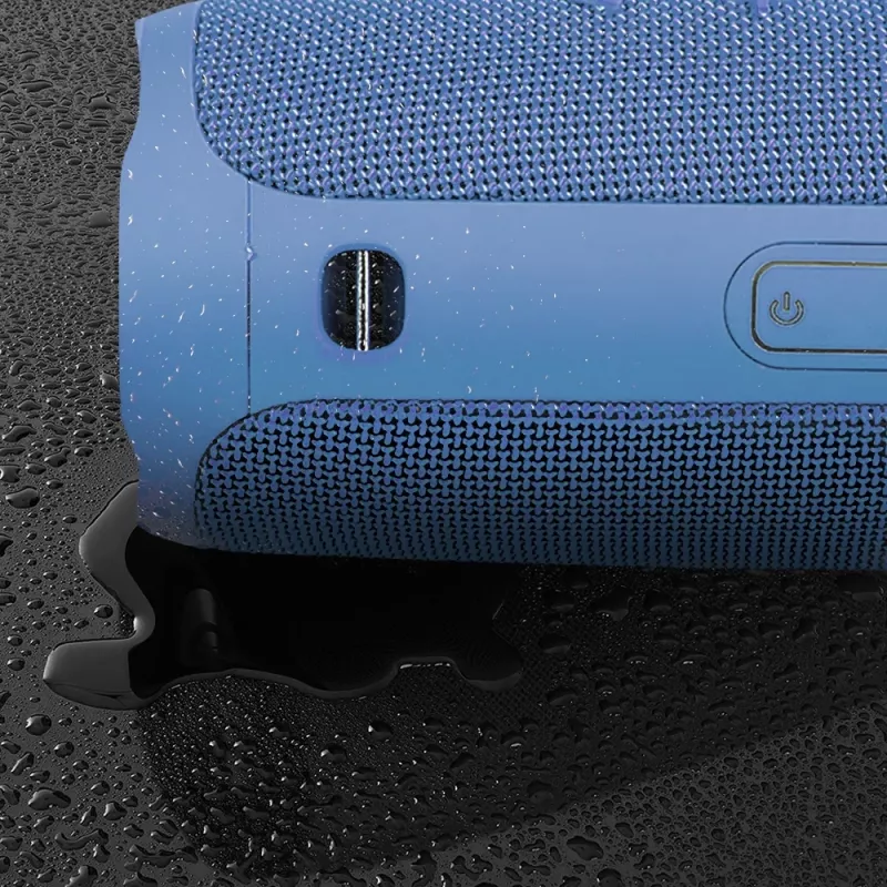 Portable speaker MANTA SPK130GO BT — Bluetooth 5.0, TWS, FM, 10W RMS, rechargeable (black, 8×8×19 cm)