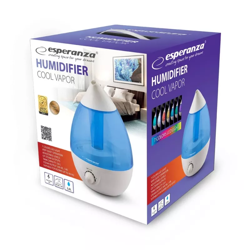 Esperanza EHA005 Air humidifier 2.6 L