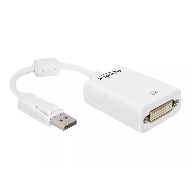 Video cable adapter DeLOCK 61765 DisplayPort to DVI-I 0.125 m