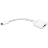 USB Adapter, USB-C Plug > DisplayPort Socket (White, 11cm)