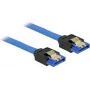 SATA Cable DeLOCK 84980 0.7m SATA 7-pin Black Blue