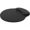 Memory foam mousepad Speedlink VELLU with wrist rest, 230×254 mm, black