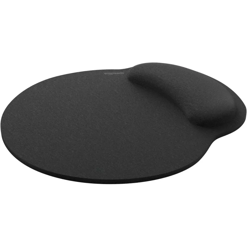 Memory foam mousepad Speedlink VELLU with wrist rest, 230×254 mm, black