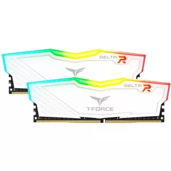 DIMM 16 GB DDR4-3200 (2x 8 GB) Dual-Kit, Memory White, TF4D416G3200HC16FDC01, Delta RGB, INTEL XMP