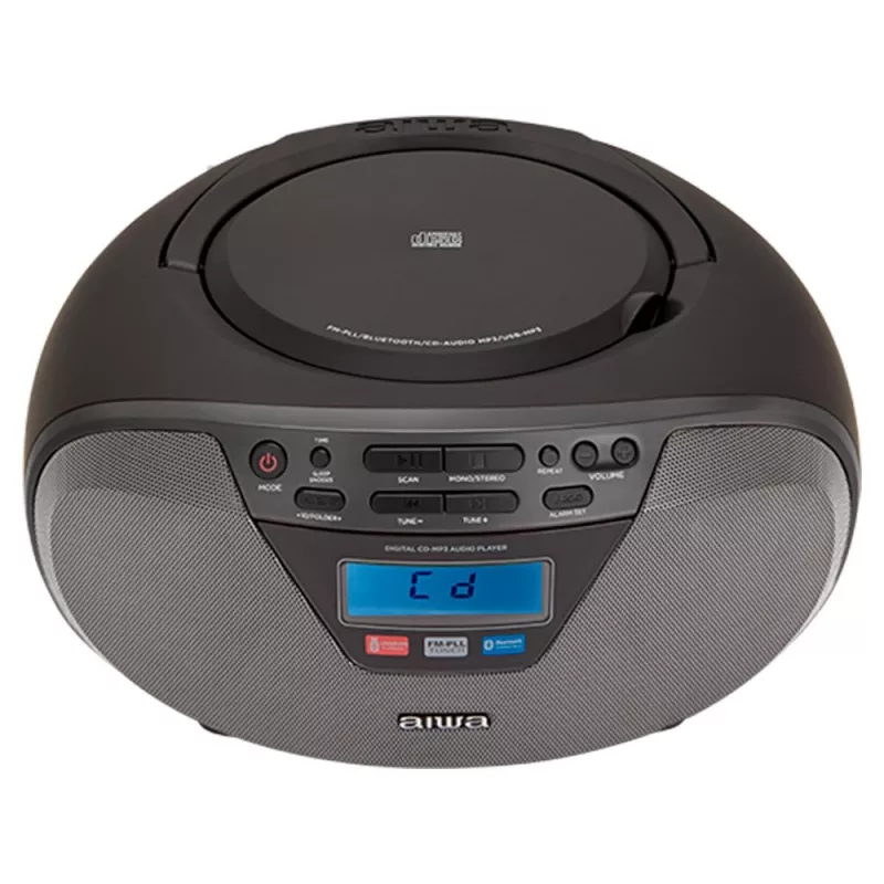 Audio Micro System Aiwa BBTU-400BK, CD/MP3/FM-PLL/BT Player (Black)